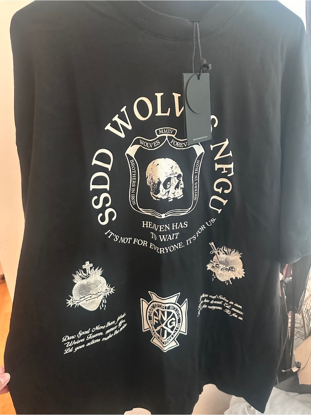 Darc Sport Wolves SSDD NFGU Graphic Skull Men's Shirt